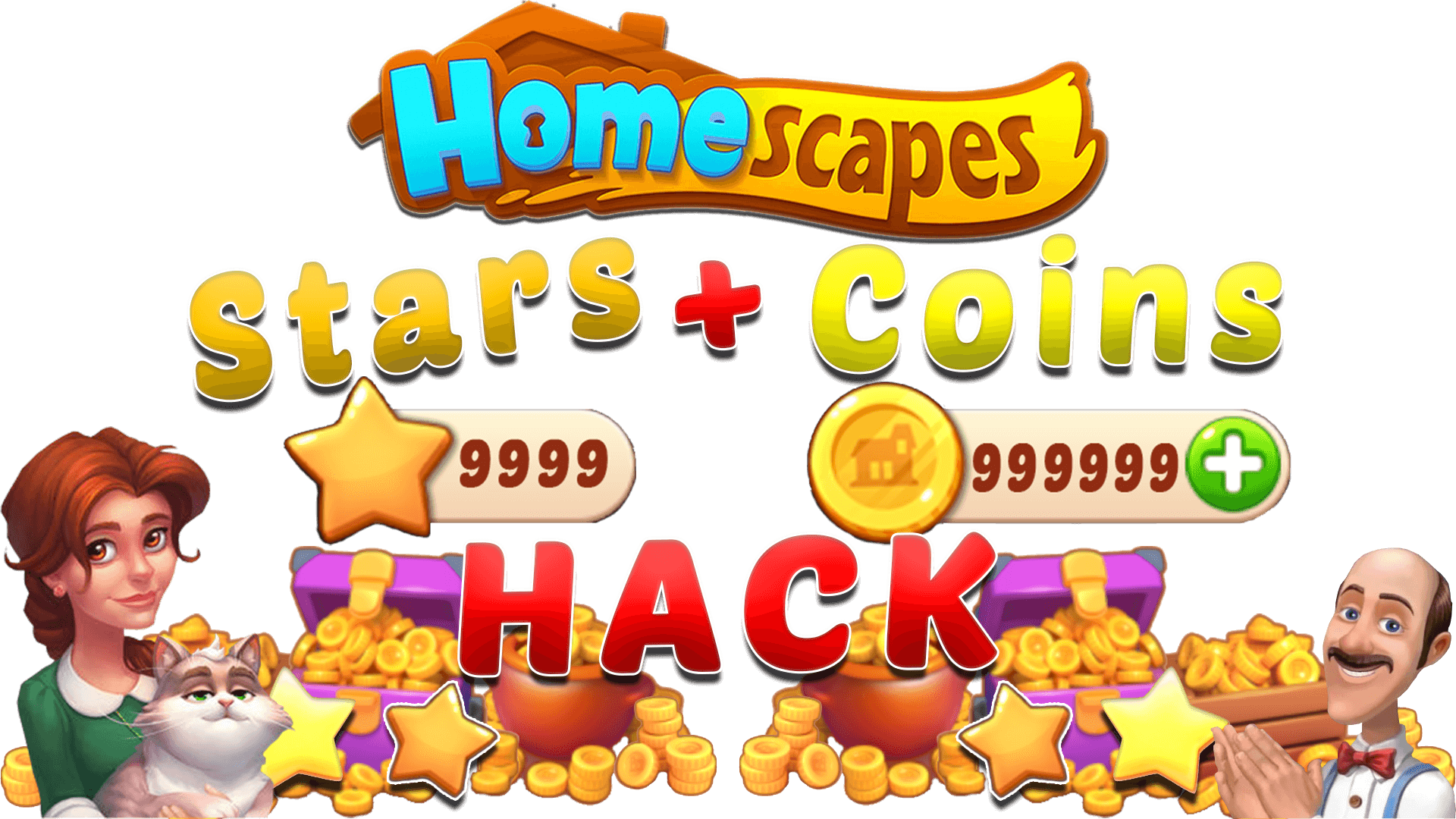 homescapes hack unlimited coins and stars